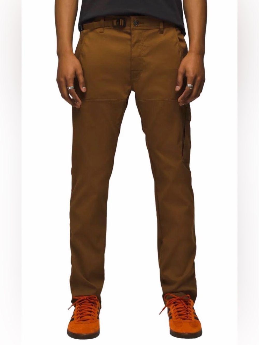 Prana Stretch Zion Slim Straight Pant II Men's Hiking Climbing in Sepia 40x32